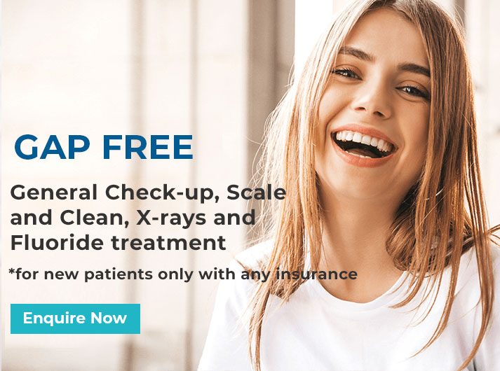 gap free promo banner dentist leichhardt