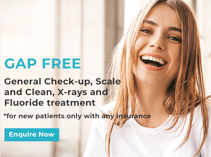 gap free promo banner dentist leichhardt